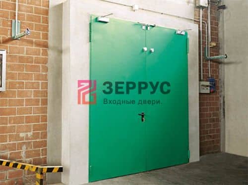 Установленные противопожарные ворота Зеррус — пример 482